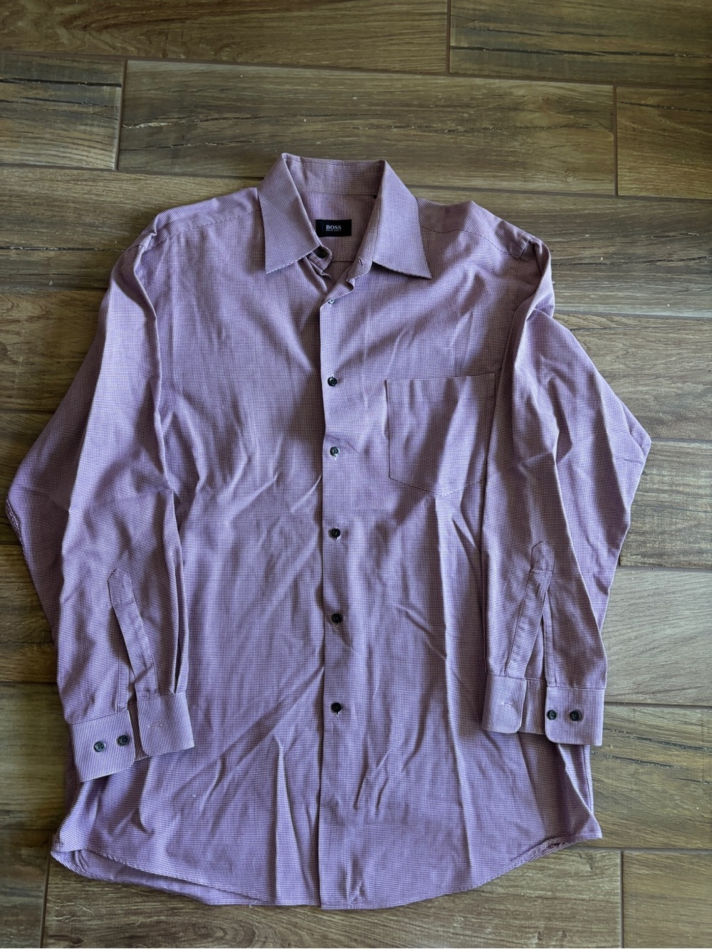 Boss Men's Lavender Dress Shirt